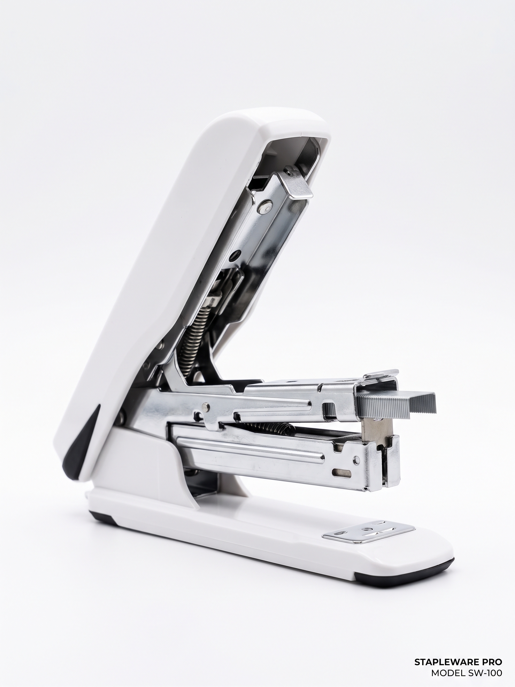 High-Quality White Heavy-Duty ECO Stapler (MAX-30) / প্রিমিয়াম হোয়াইট কালার স্টেশনারি স্টেপলার