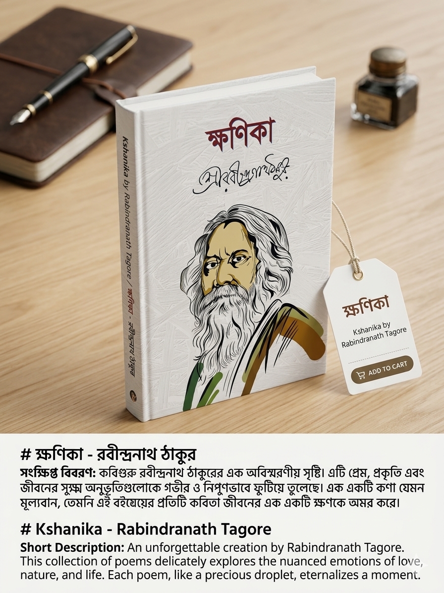 বইয়ের নাম: ক্ষণিকা লেখক: রবীন্দ্রনাথ ঠাকুর