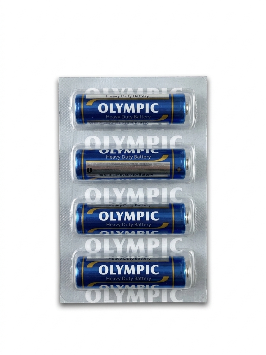 অলিম্পিক হেভি ডিউটি AAA ব্যাটারি - ৪ পিসের প্যাক (Olympic Heavy Duty AAA Battery - Pack of 4)