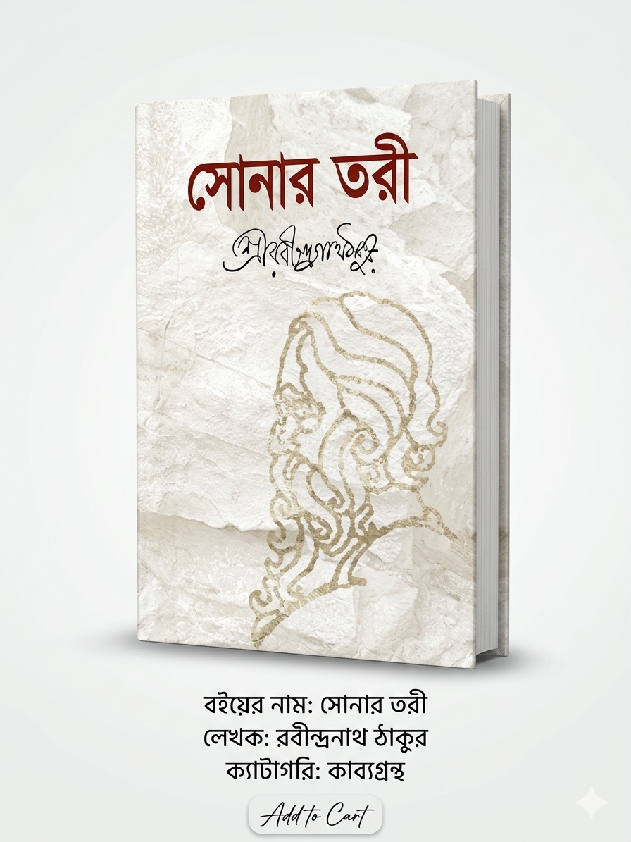 বইয়ের নাম: সোনার তরী লেখক: রবীন্দ্রনাথ ঠাকুর