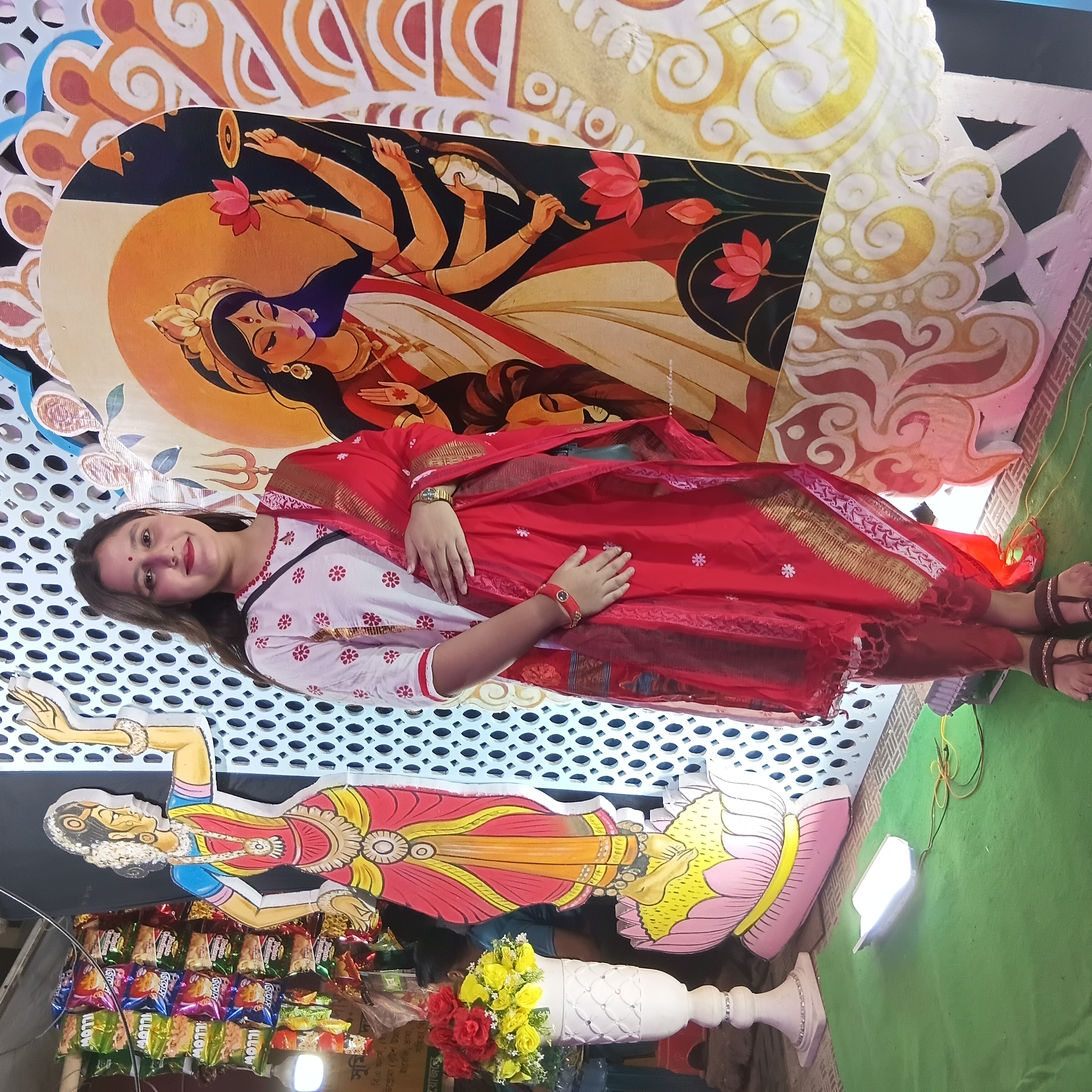 "ময়মনসিংহে উৎসবমূখর পরিবেশে মহাসপ্তমী উদযাপন "
