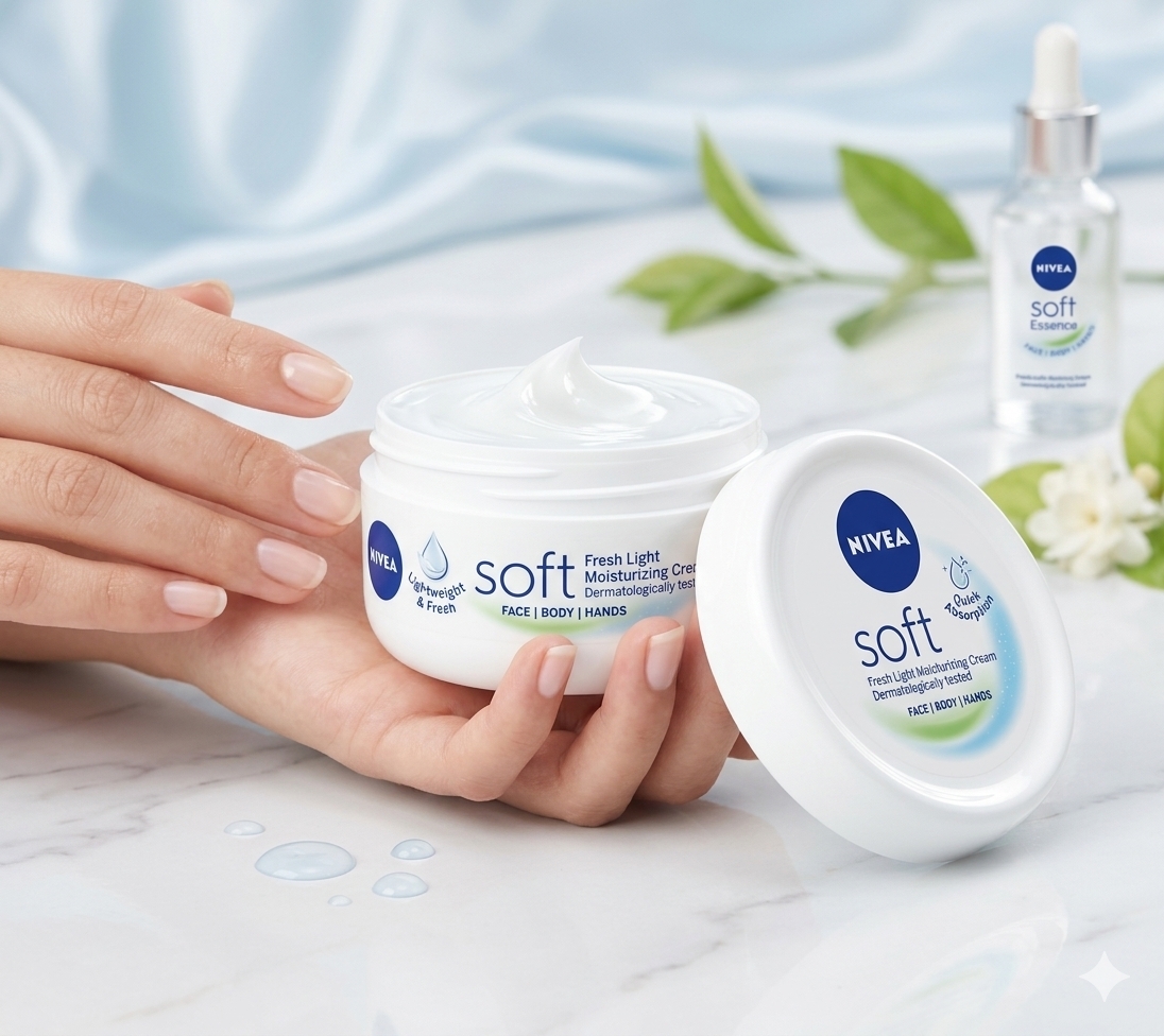 NIVEA Soft Fresh Light Moisturizing Cream!